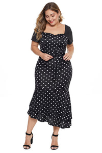 Dolly Flare Polka Dot Dress - Aoka Styles Australia