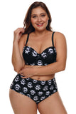 Catch Your Label Stylish Two-piece  Plus Size Bathing Suit - Aoka Styles Australia