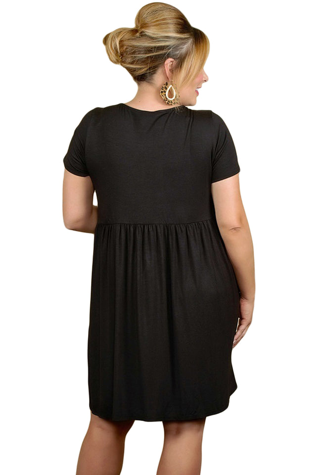 Black More Than Fair Plus Size Dress - Aoka Styles Australia