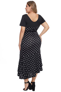 Dolly Flare Polka Dot Dress - Aoka Styles Australia