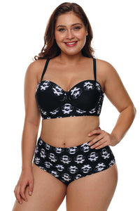 Catch Your Label Stylish Two-piece  Plus Size Bathing Suit - Aoka Styles Australia