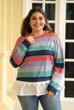 Red Perch by Blu Pepper Plus Size Top - Aoka Styles Australia